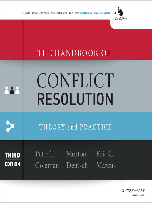Title details for The Handbook of Conflict Resolution by Peter T. Coleman - Wait list